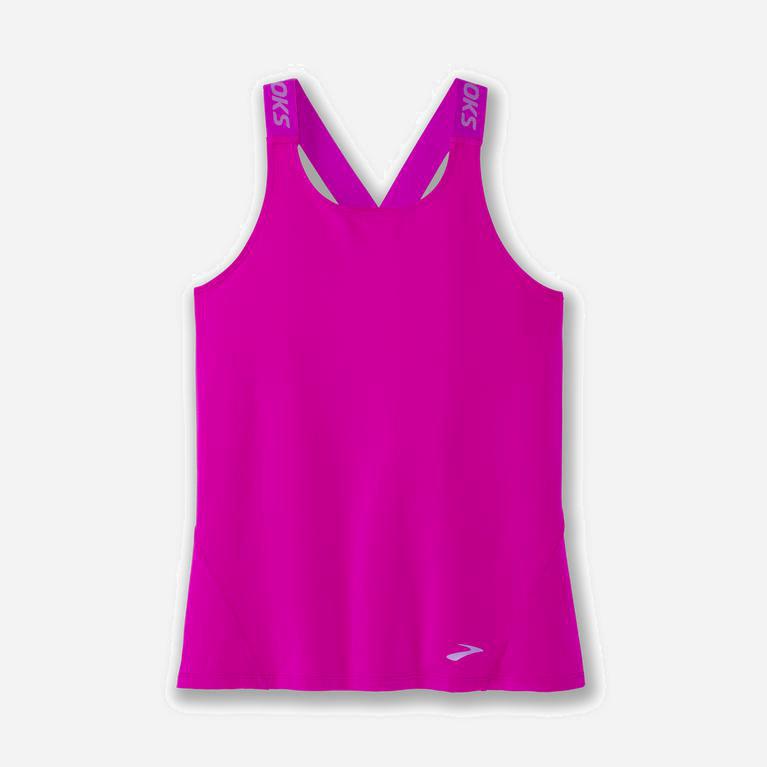 Brooks Pick-Up - Camiseta Sin Mangas Mujer - Moradas/Magenta (PC6240891)